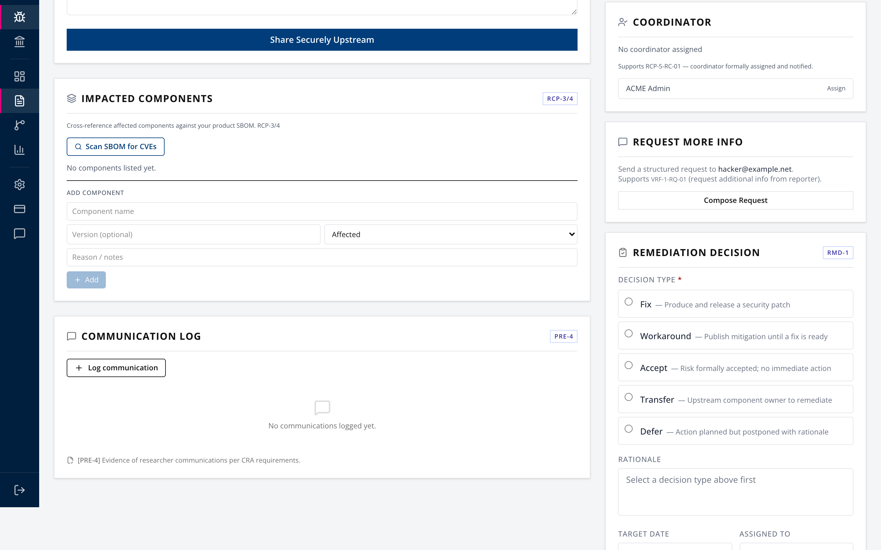 Coordinator assignment