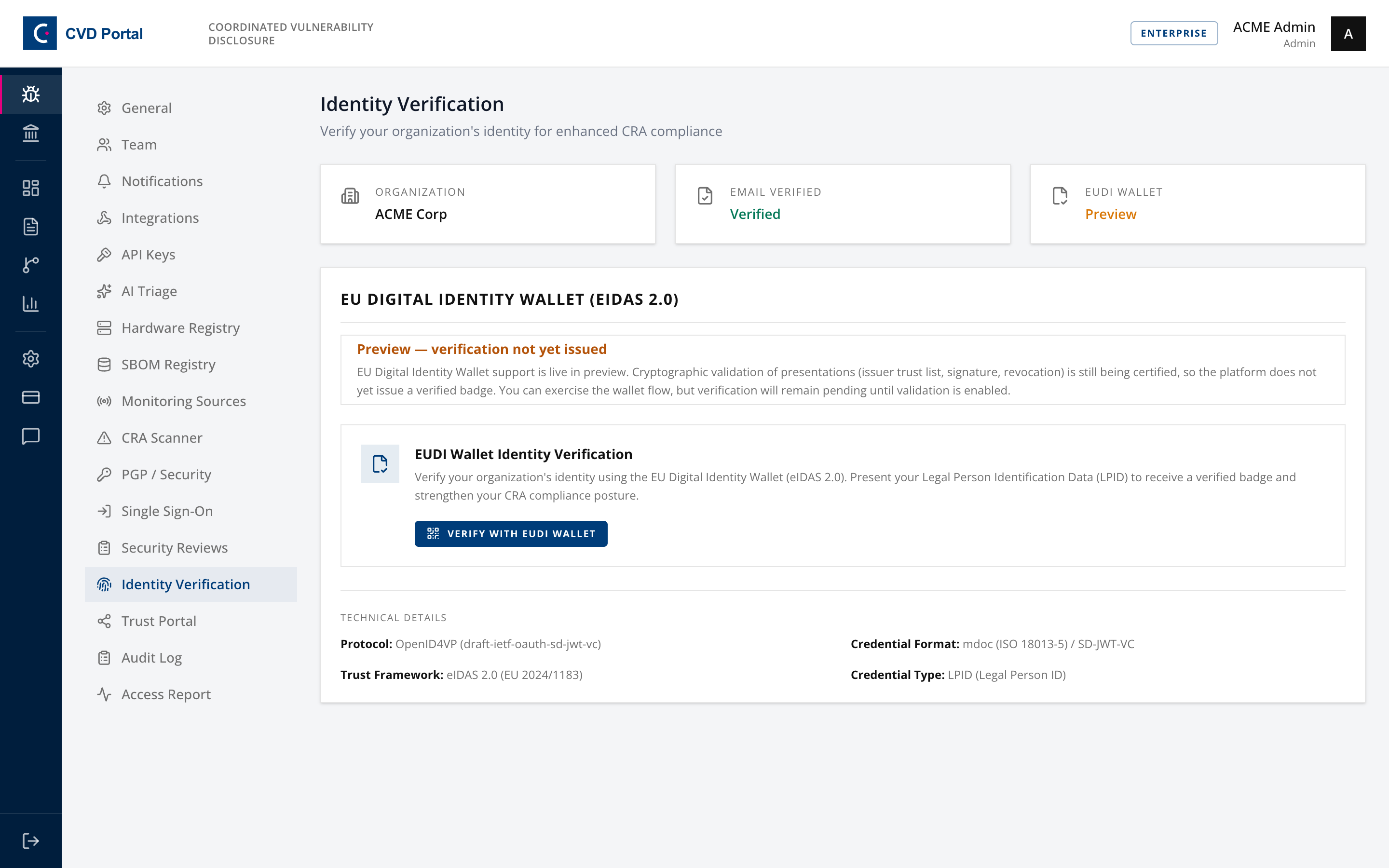 Identity verification